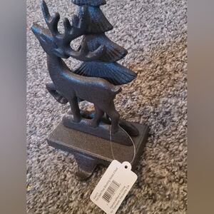 New Deer And Tree Stocking Holder